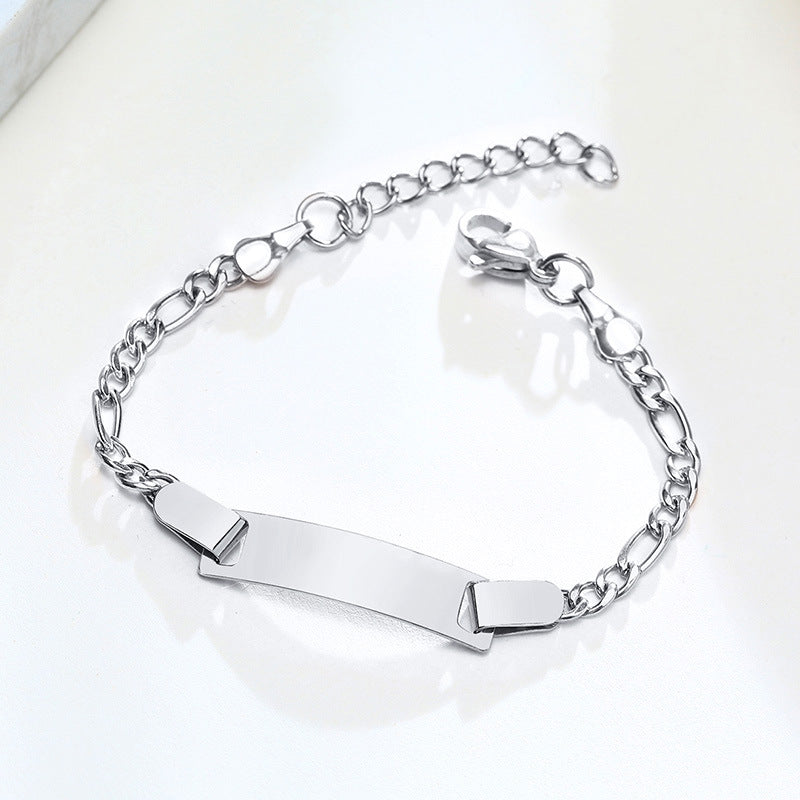 Blank bend card adjustable bracelet