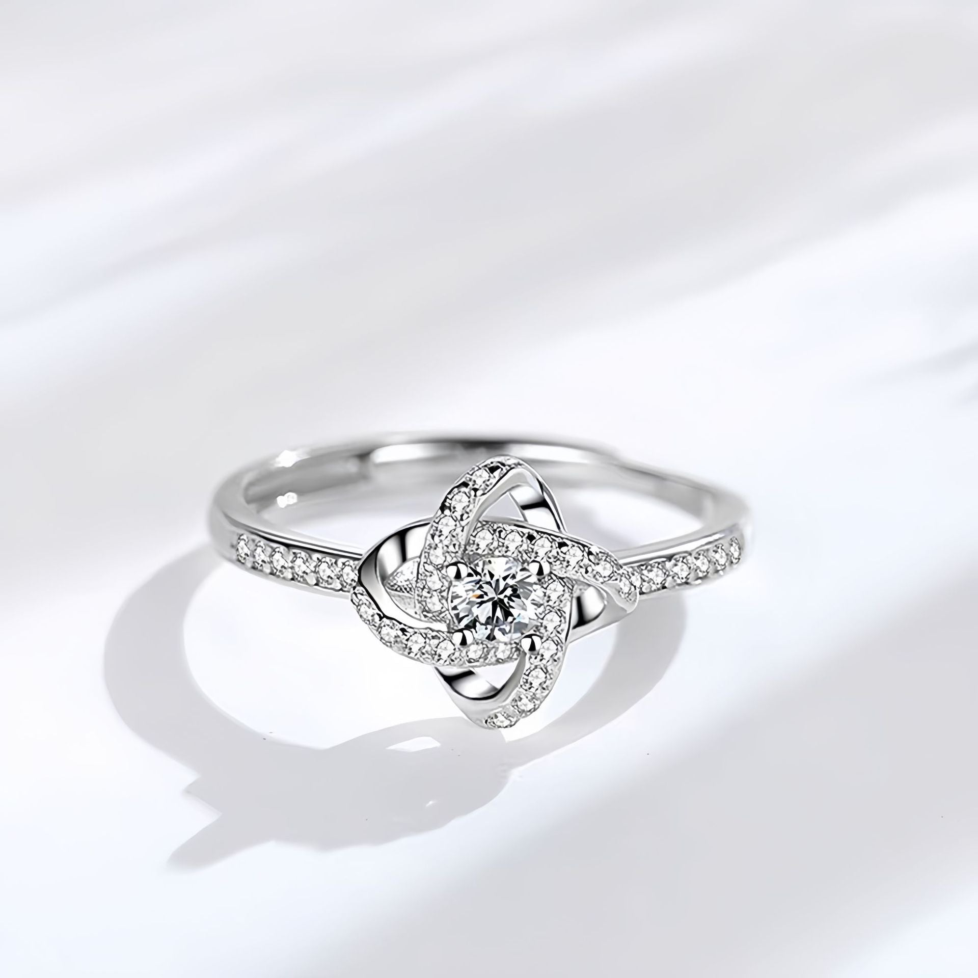 Simple Full Diamond Ring