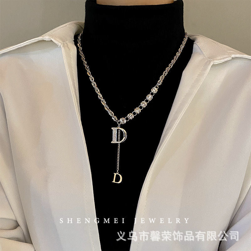 Letter D necklace