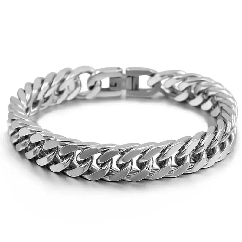 Hip Hop Trend Versatile Simple Cuban Bracelet