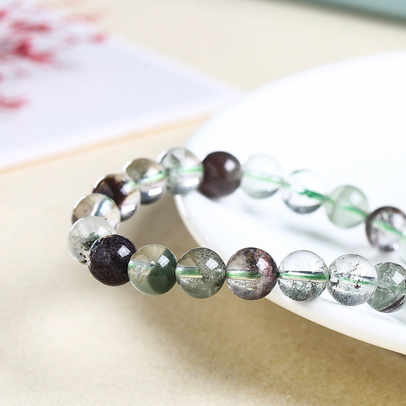 Green Phantom Quartz Wealth Bowl Bracelet