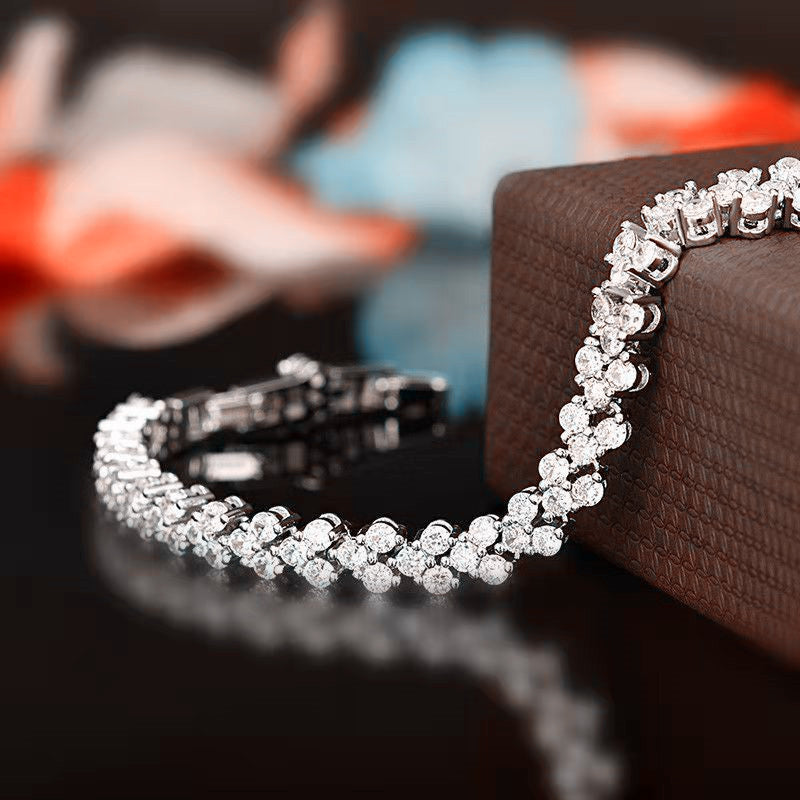 Super flash full diamond bracelet