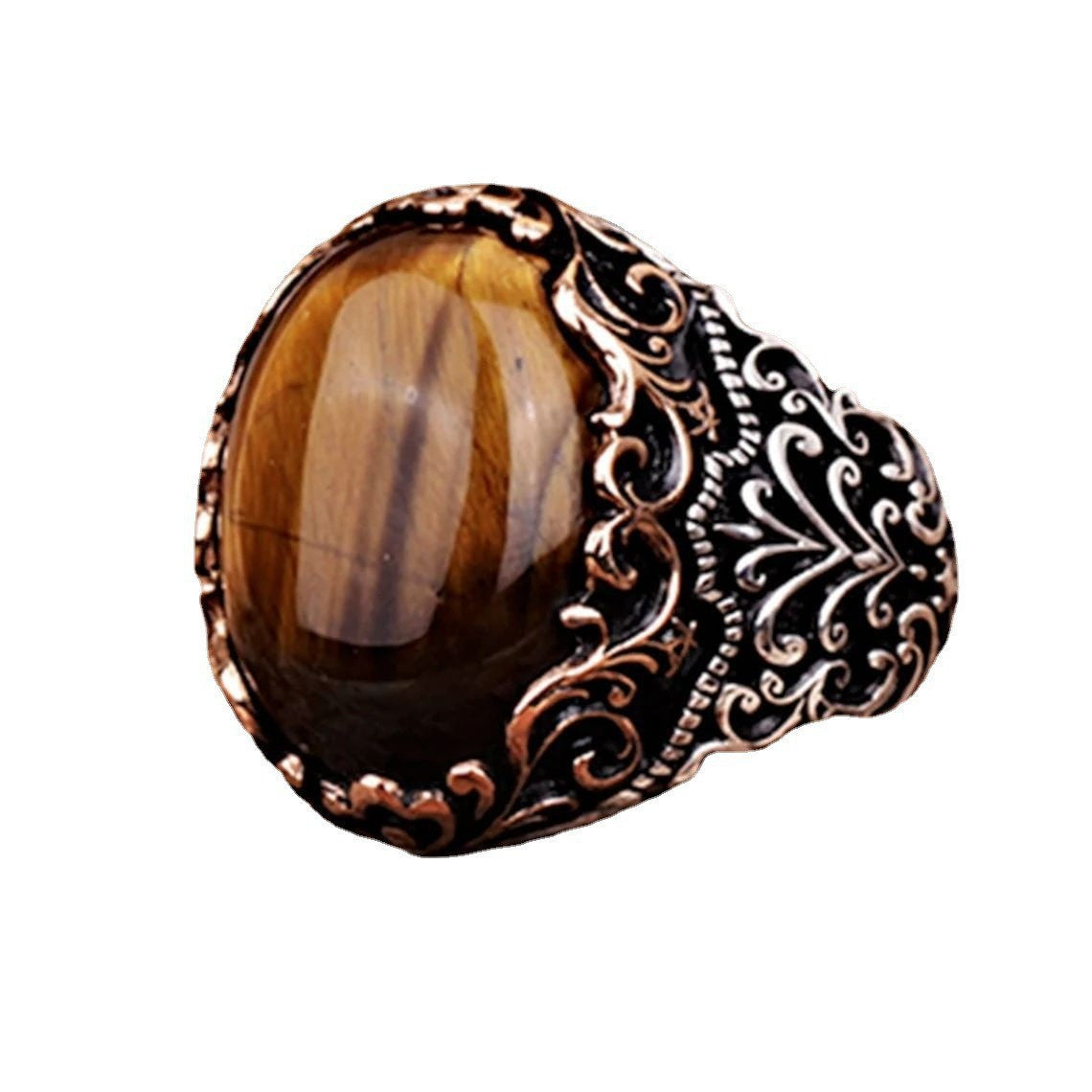 Personalized Retro Pattern Hip Hop Ring