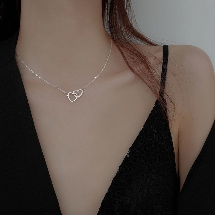 Women's simple clavicle necklace