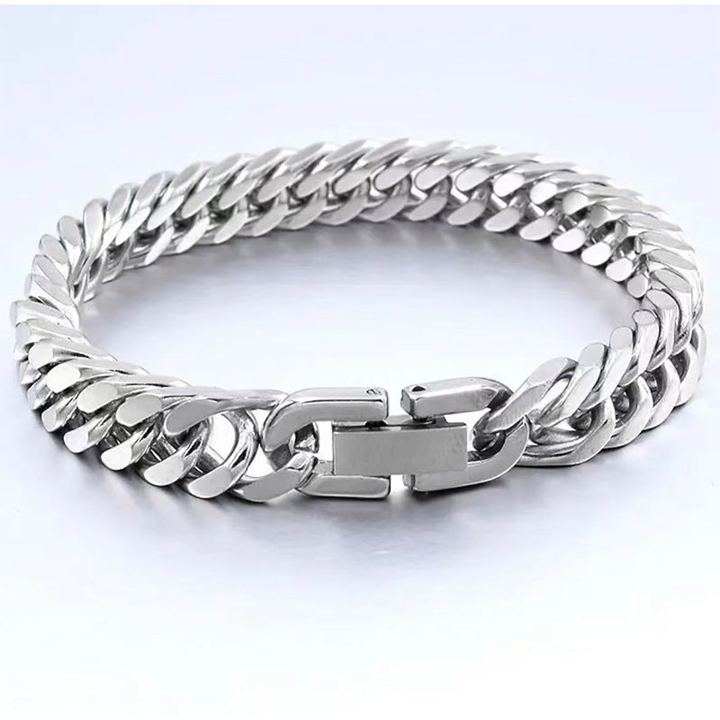 Hip Hop Trend Versatile Simple Cuban Bracelet