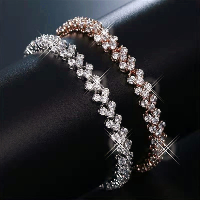 Super flash full diamond bracelet