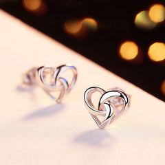 Interwoven Love Stud Earrings