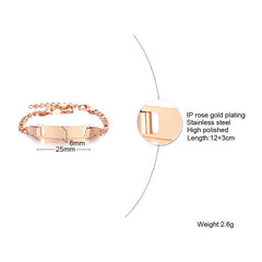 Blank bend card adjustable bracelet