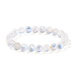 Minimalist Natural Blue Moonstone Bracelet