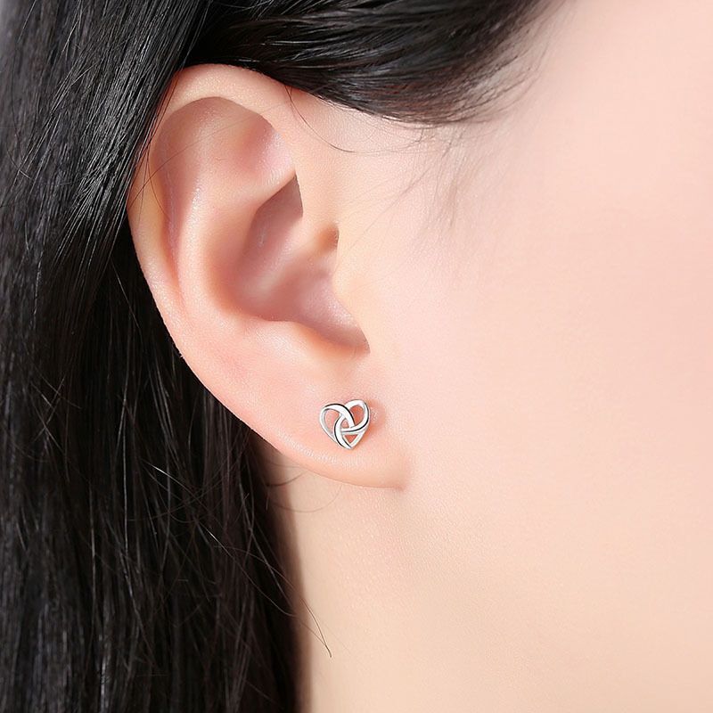 Interwoven Love Stud Earrings