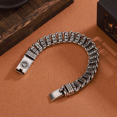 Retro Rotatable Transfer Bead Men's Bracelet