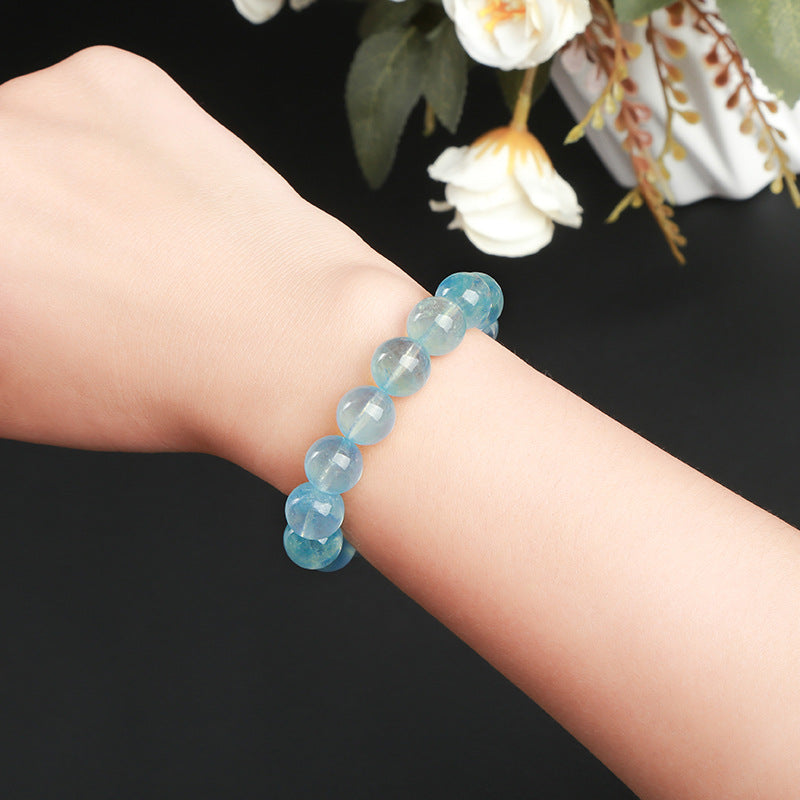 Natural Ice Blue Aquamarine Bracelet