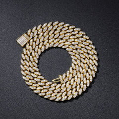 Single Row Zircon Hip Hop Necklace