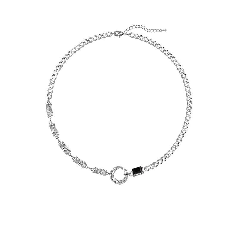 Titanium Steel Splicing Men's Necklace