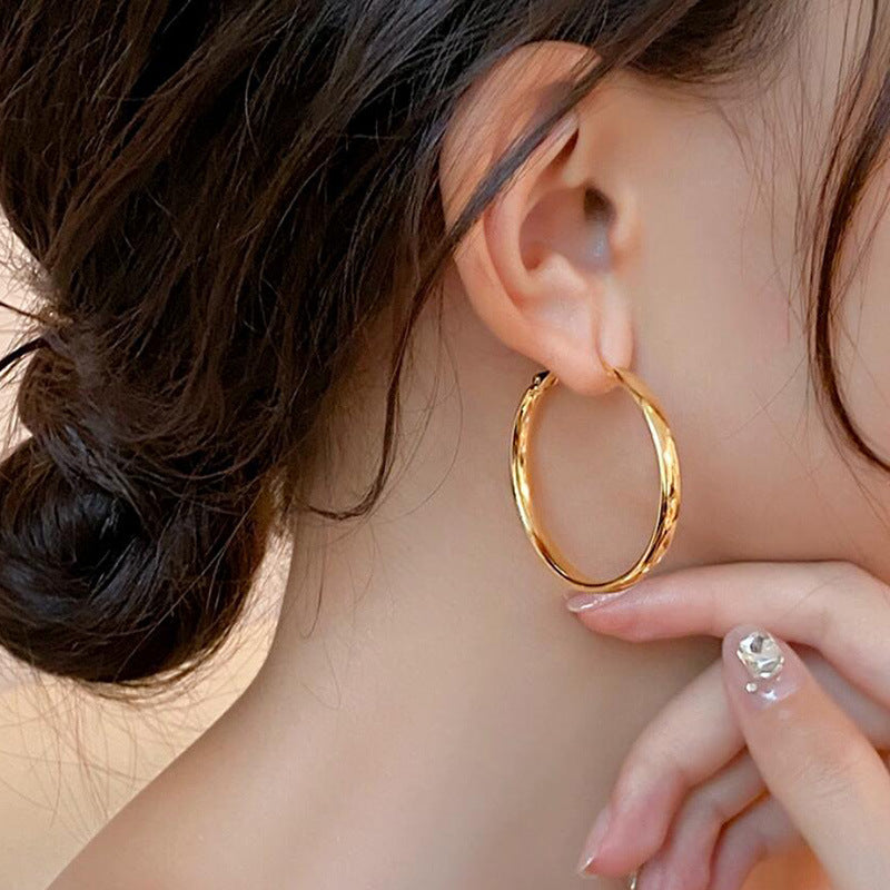 Vegetarian ring unique temperament earrings