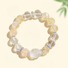 Natural Crystal Dragon Turtle Bracelet