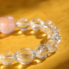 Sweet Luster Clear Quartz Bracelet