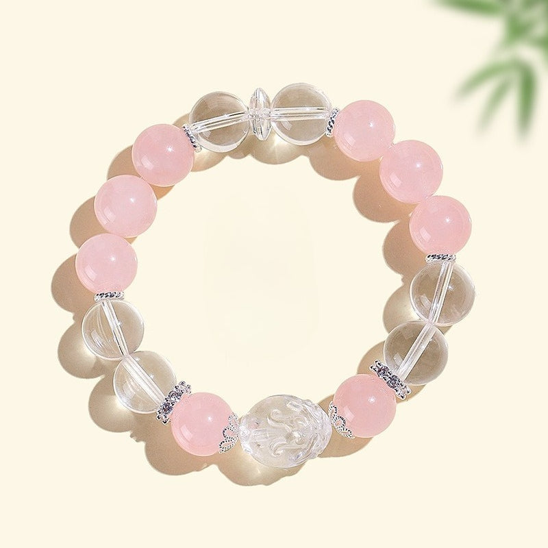 Natural Crystal Dragon Turtle Bracelet