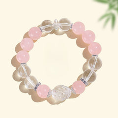 Natural Crystal Dragon Turtle Bracelet