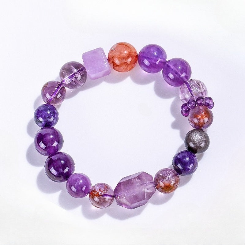 Bolivian Amethyst Multi-Stone Bracelet