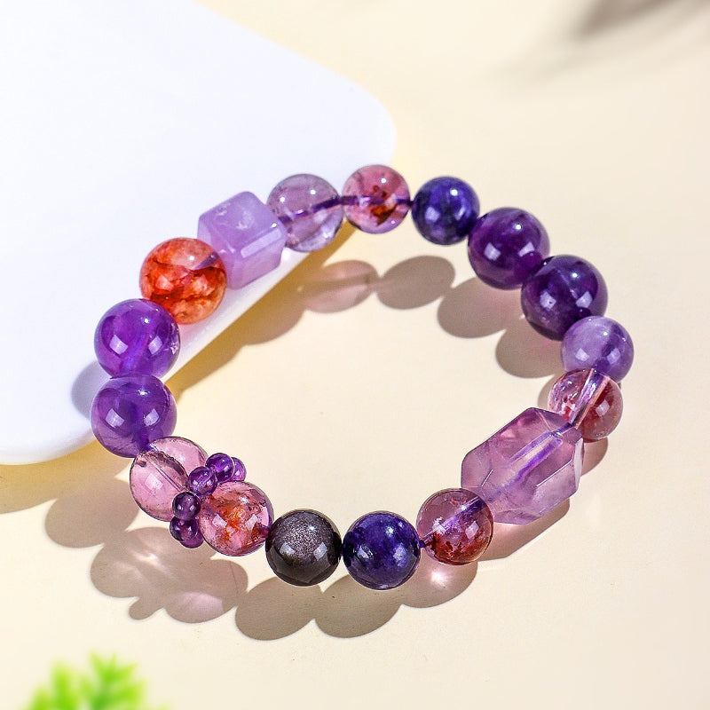 Bolivian Amethyst Multi-Stone Bracelet