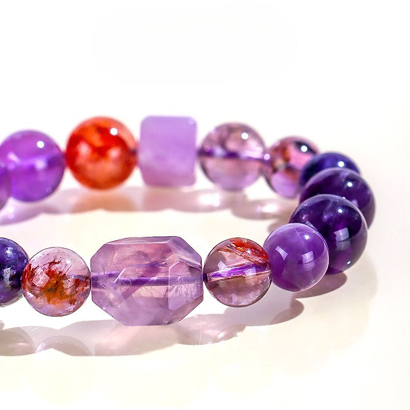 Bolivian Amethyst Multi-Stone Bracelet